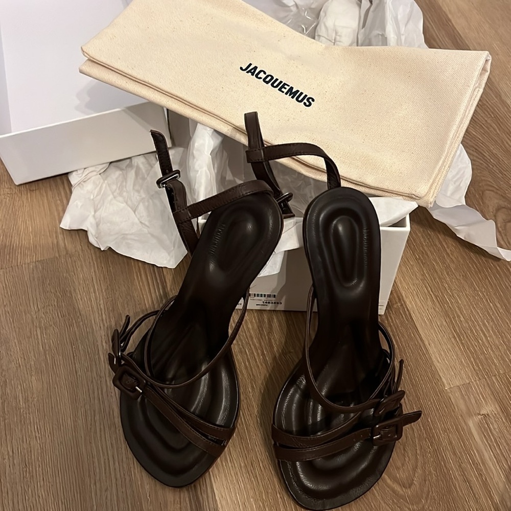 Jacquemus Brown High Heel Sandals - Picture 15 of 15